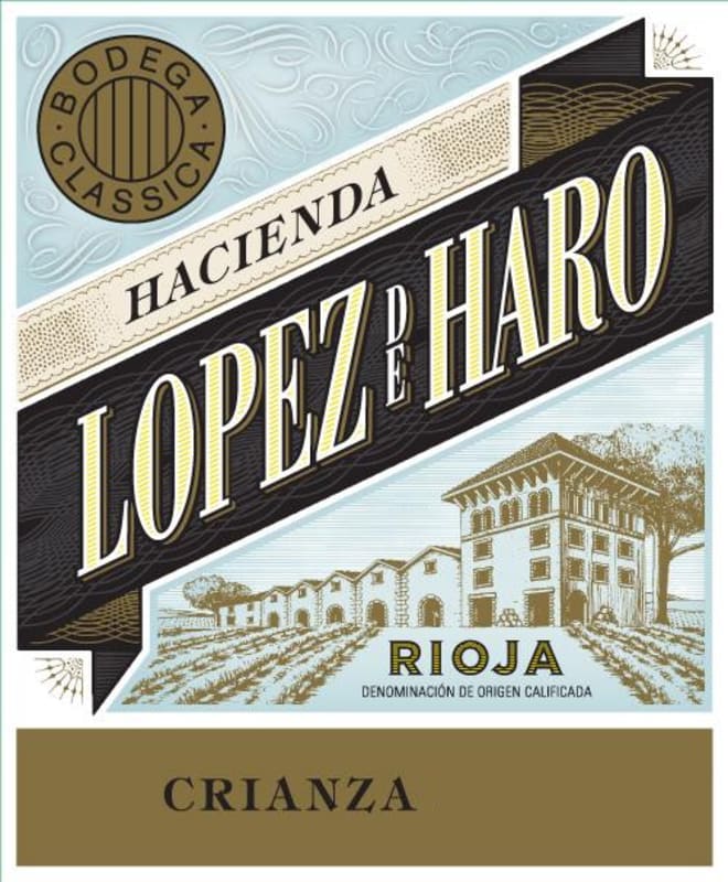 Hacienda Lopez de Haro Crianza 2011 Front Label