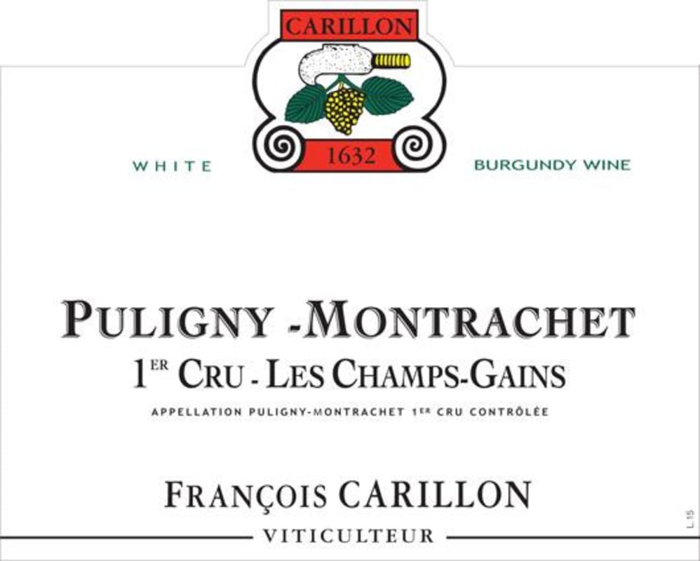 Francois Carillon Puligny-Montrachet Champs-Gain Premier Cru 2011 Front Label