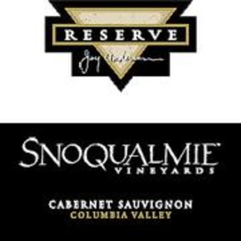 Snoqualmie Reserve Cabernet Sauvignon 1999 Front Label