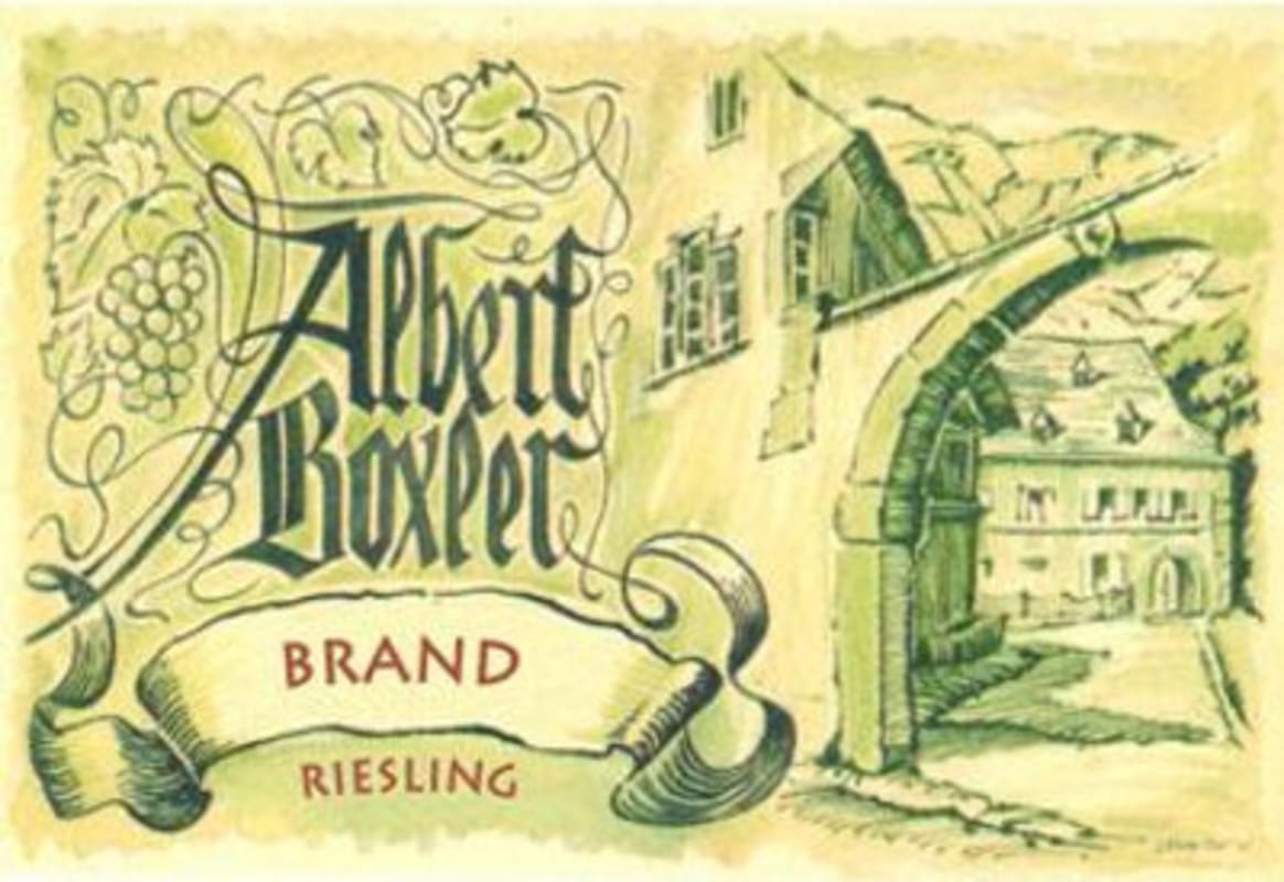 Albert Boxler Brand Riesling 2011 Front Label