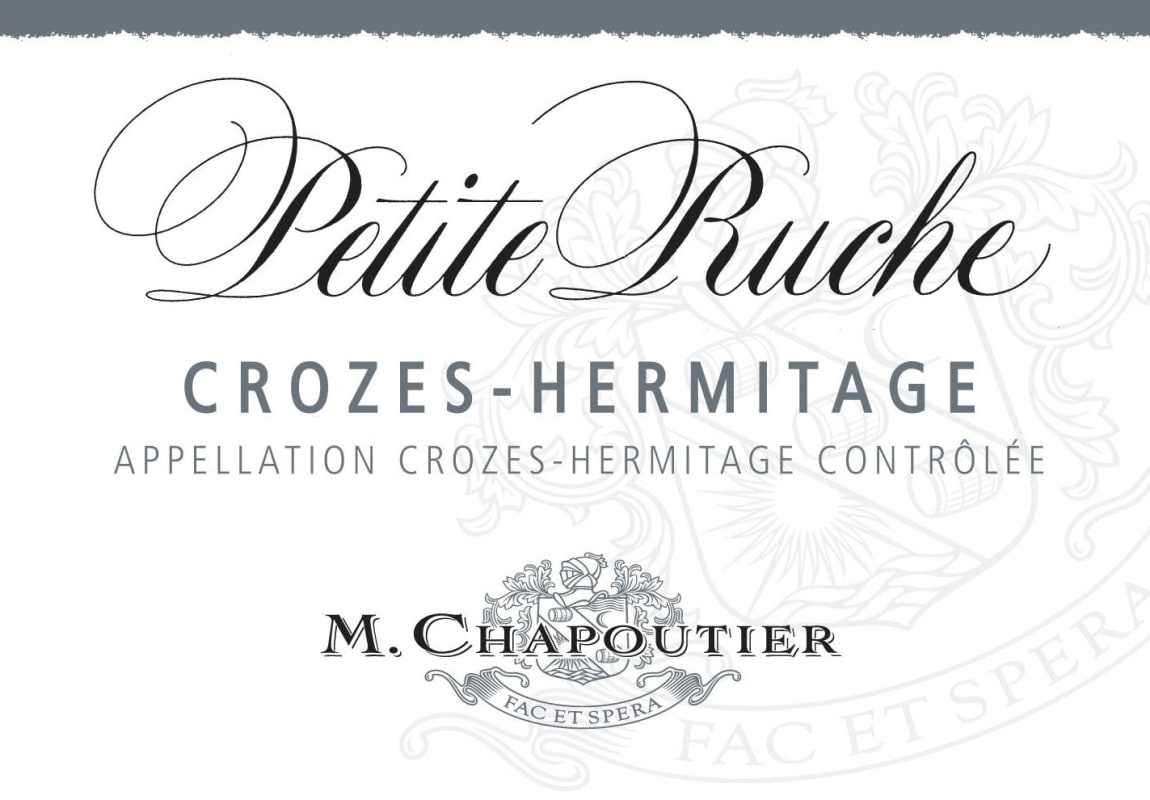 M. Chapoutier Crozes-Hermitage Petite Ruche 2012 Front Label