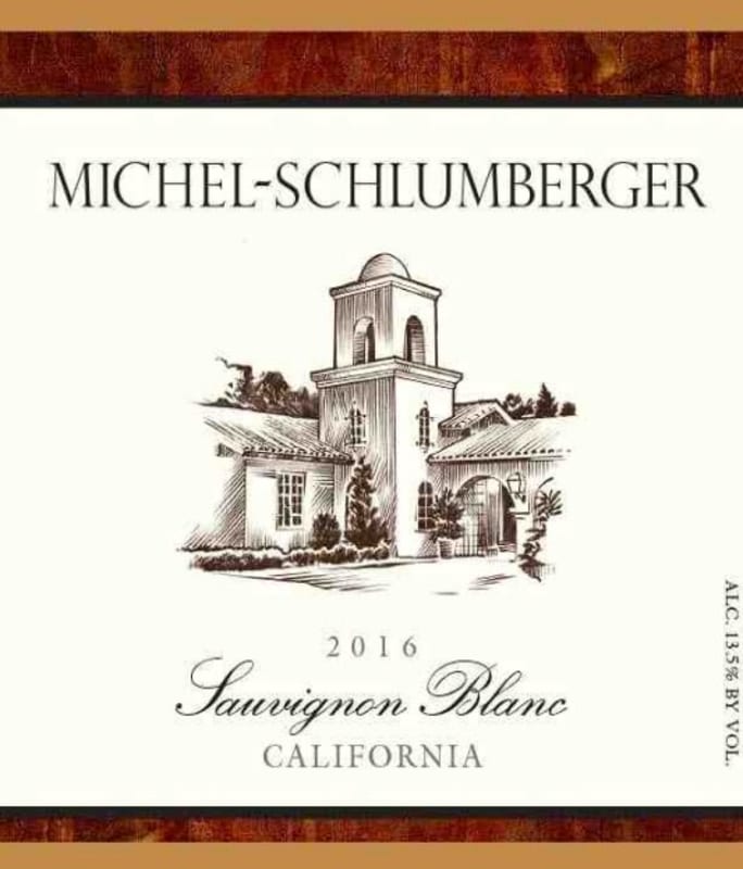 Michel-Schlumberger 2016 Front Label