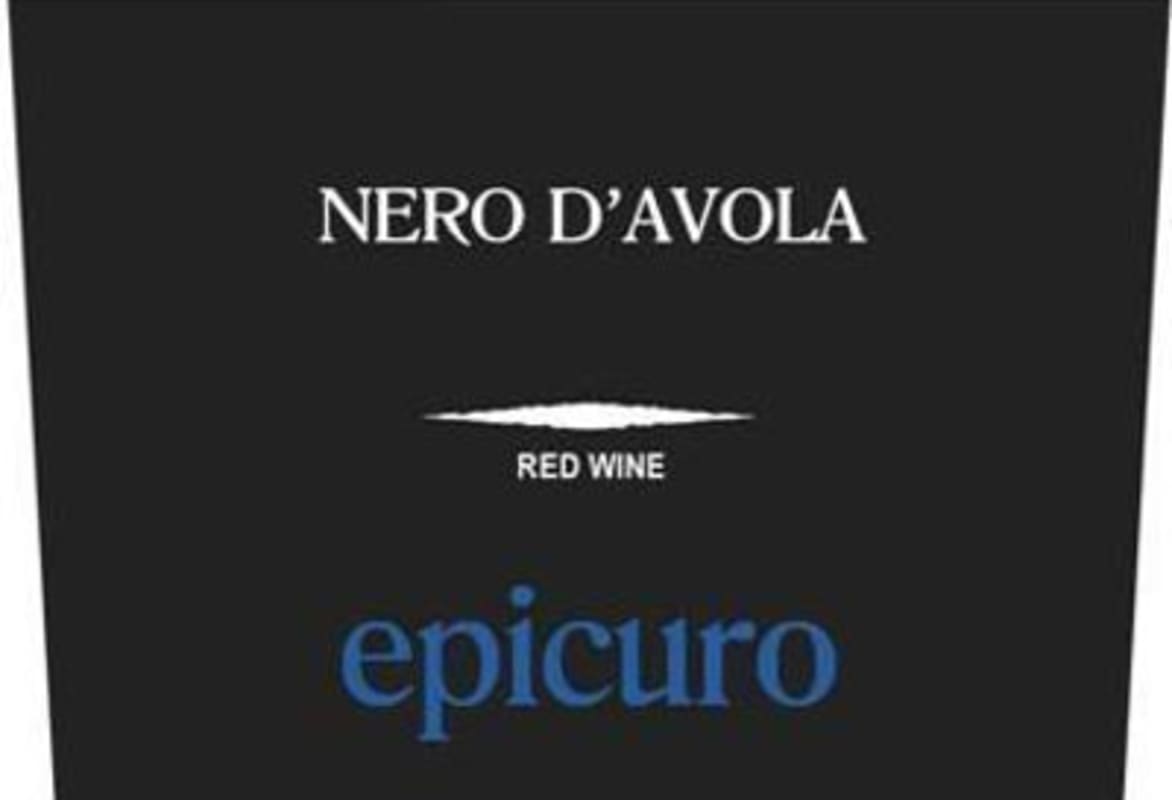 Epicuro Nero d'Avola 2013 Front Label