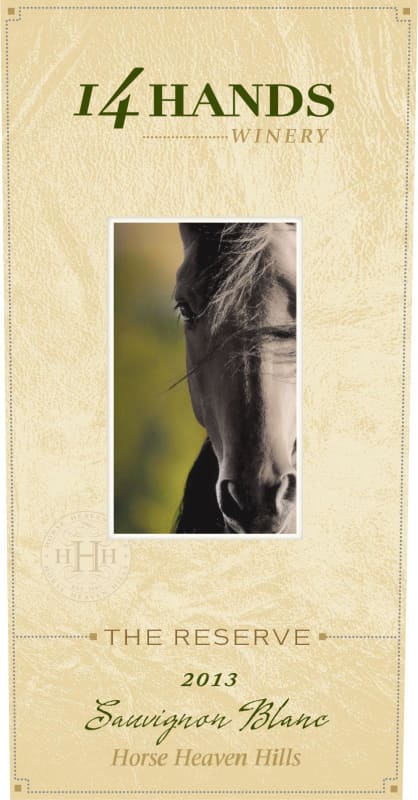 14 Hands The Reserve Sauvignon Blanc 2013 Front Label
