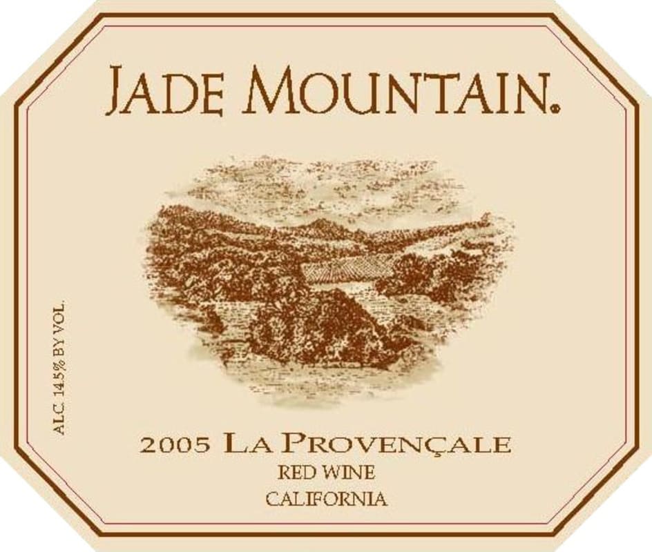 Jade Mountain La Provencale 2005 Front Label