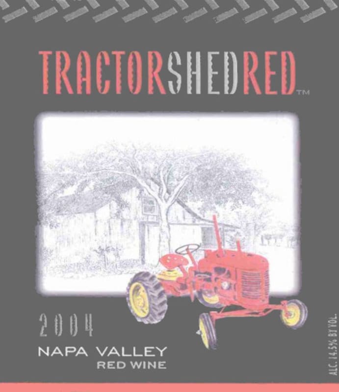 Tudal Winery Tractor Shed Red 2004 Front Label