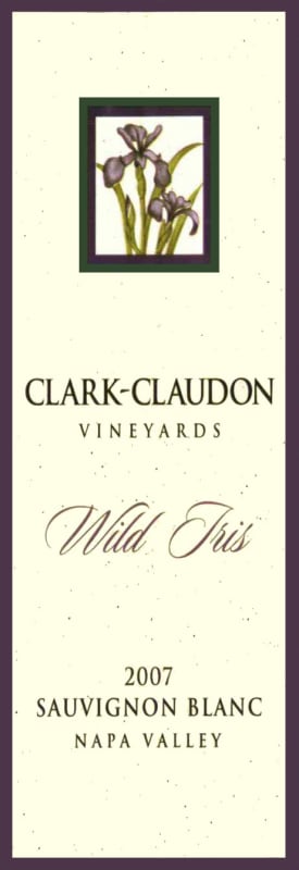 Clark-Claudon Wild Iris Sauvignon Blanc 2007 Front Label
