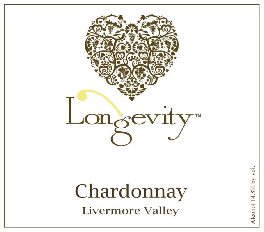 Longevity Wines Chardonnay 2014 Front Label