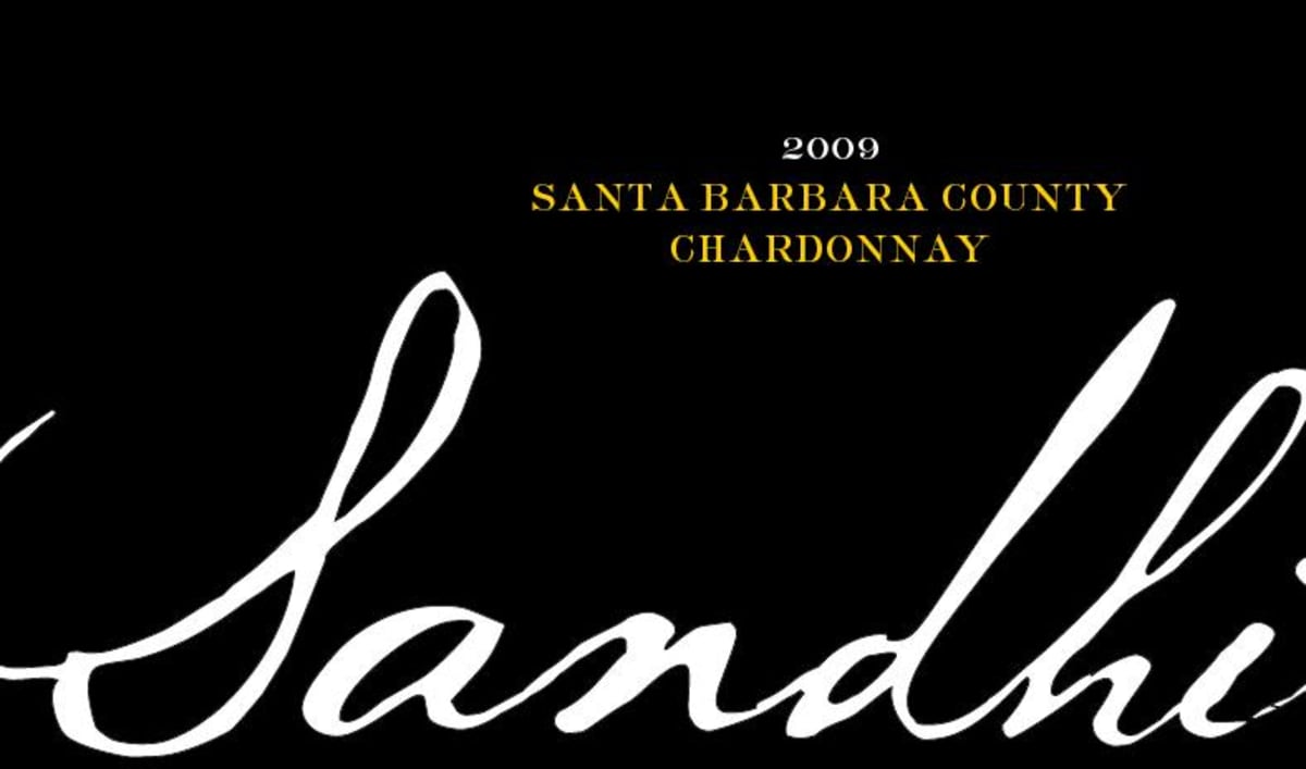 Sandhi Santa Barbara Chardonnay 2009 Front Label