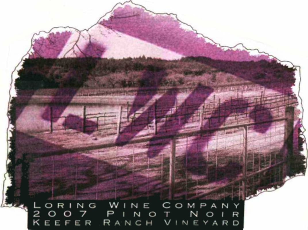 Loring Wine Company Keefer Pinot Noir 2007 Front Label