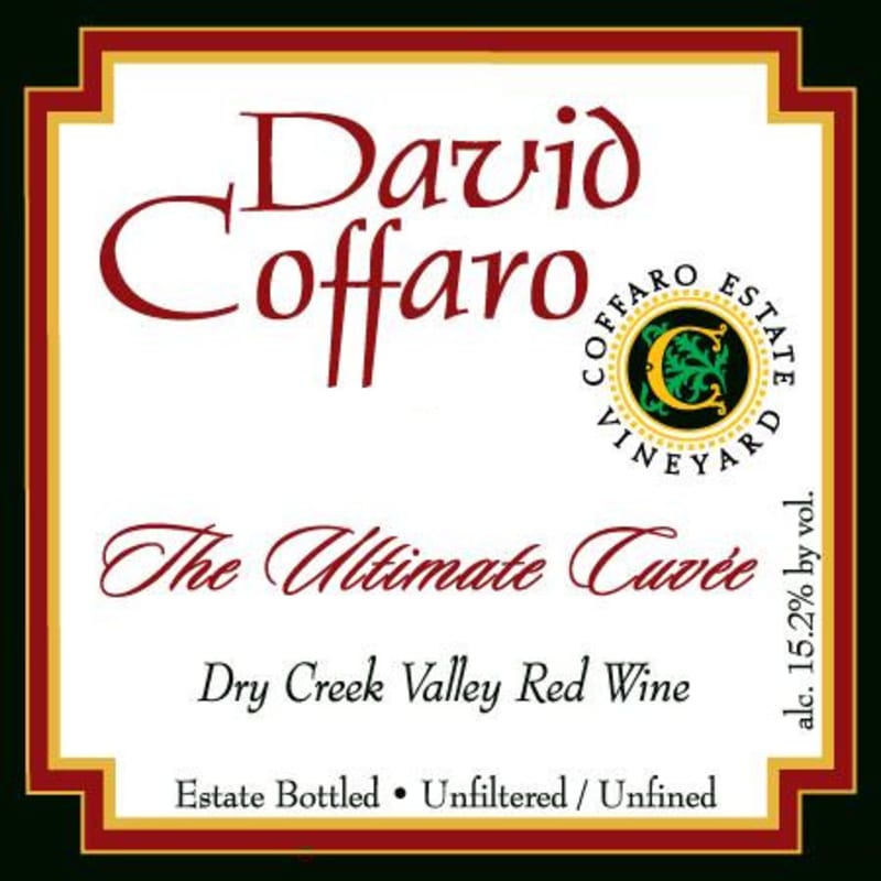 David Coffaro Estate Vineyard The Ultimate Cuvee Red 2017 Front Label