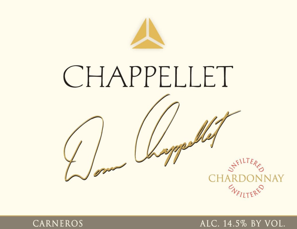Chappellet Signature Chardonnay 2015 Front Label