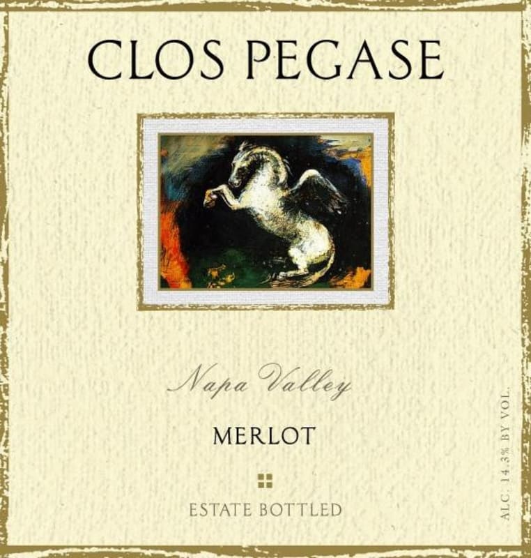 Clos Pegase Napa Valley Merlot 2010 Front Label