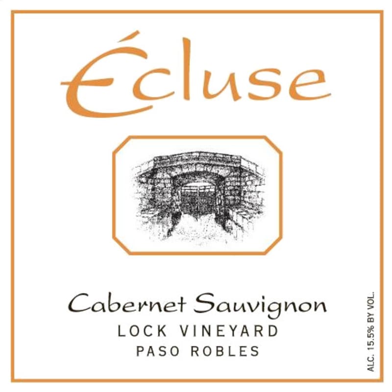 Ecluse Wines Lock Vineyard Cabernet Sauvignon 2013 Front Label