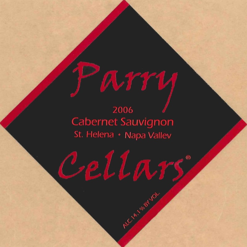 Parry Cellars Cabernet Sauvignon 2006 Front Label