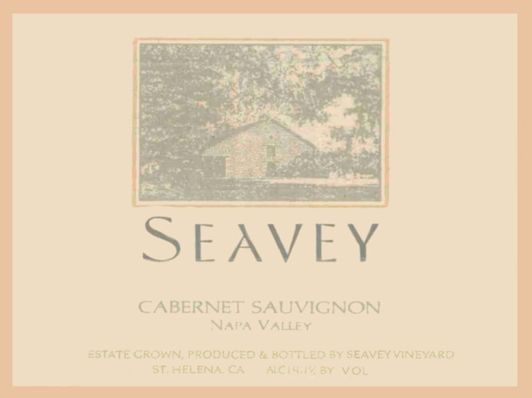 Seavey Cabernet Sauvignon 2001 Front Label