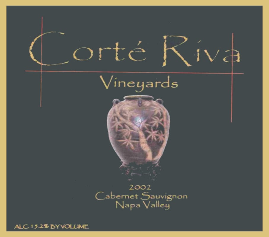 Corte Riva Cabernet Sauvignon 2002 Front Label