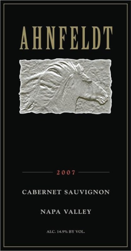 Ahnfeldt Wines Cabernet Sauvignon 2007 Front Label