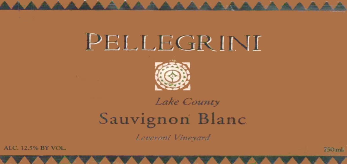 Pellegrini Leveroni Vineyard Sauvignon Blanc 2007 Front Label