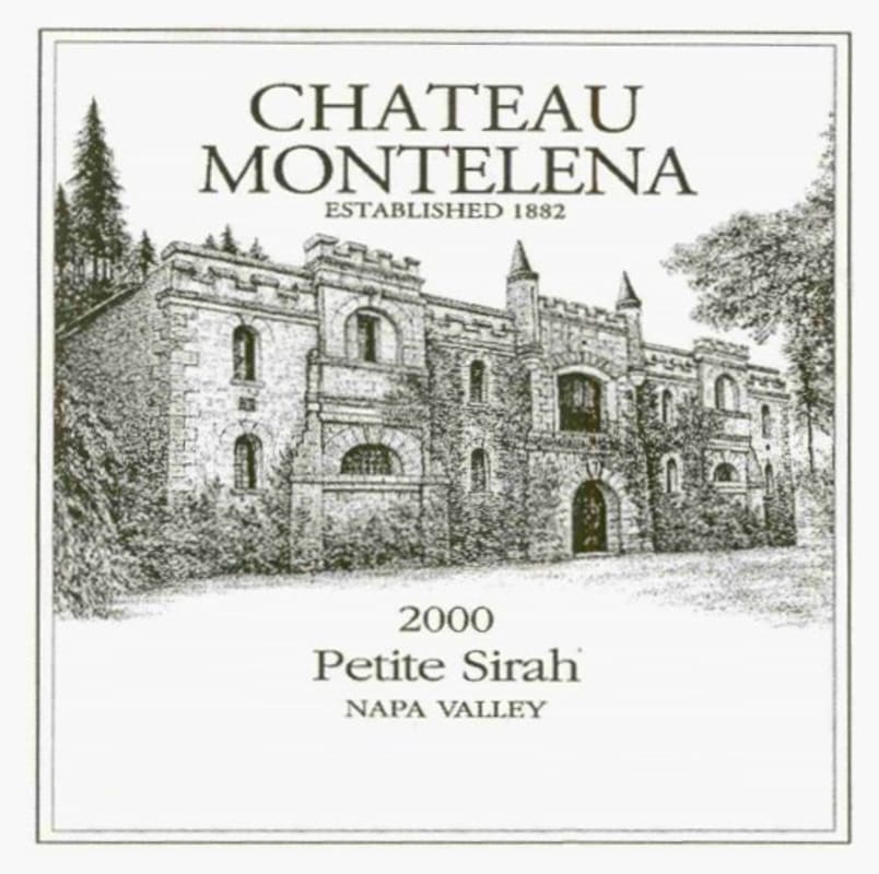 Chateau Montelena Petite Sirah 2000 Front Label