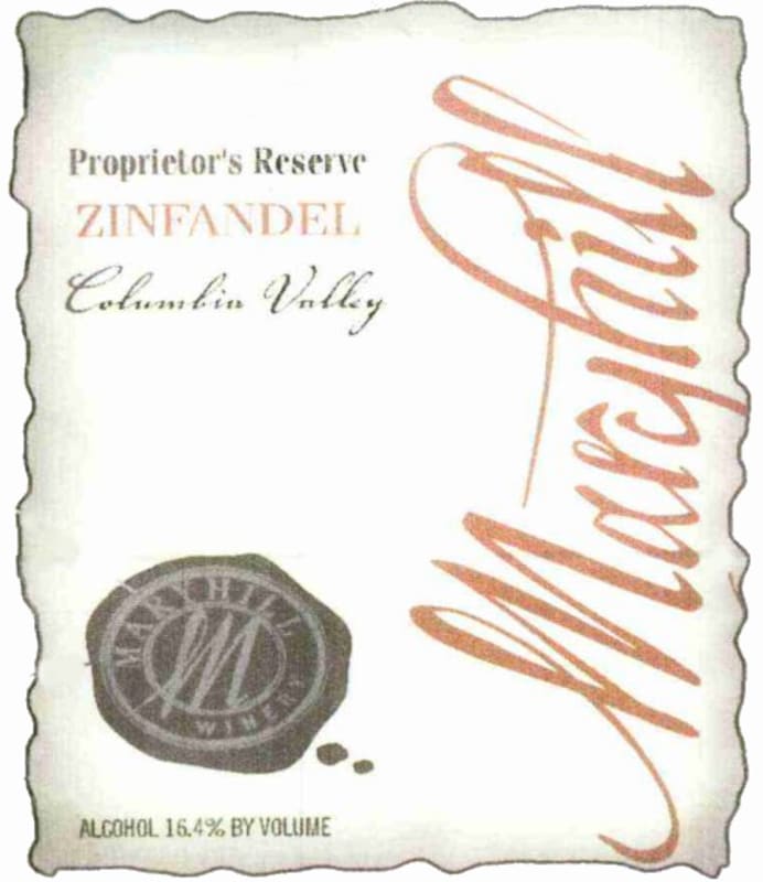 Maryhill Proprietor's Reserve Zinfandel 2008 Front Label