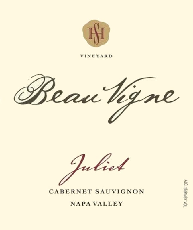 Beau Vigne Juliet Cabernet Sauvignon 2014 Front Label