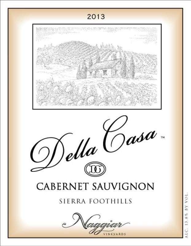 Naggiar Vineyards Della Casa Cabernet Sauvignon 2013 Front Label