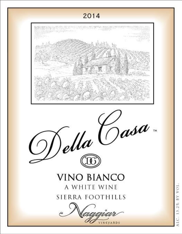 Naggiar Vineyards Della Casa Bianco 2014 Front Label