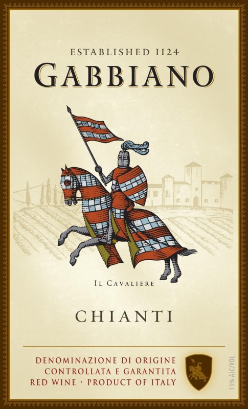 Gabbiano Chianti 2012 Front Label