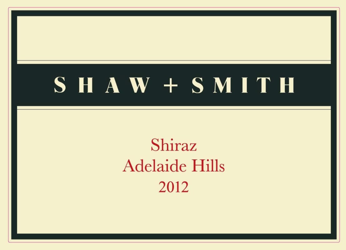 Shaw + Smith Shiraz 2012 Front Label