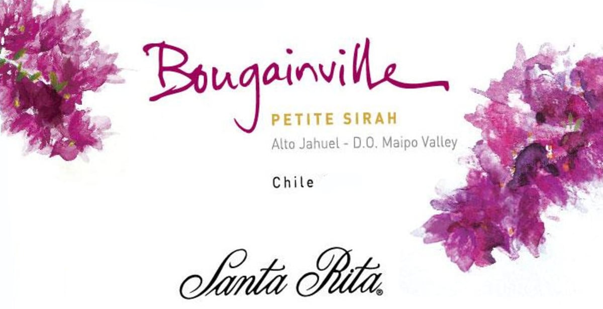 Santa Rita Bougainville Petite Sirah 2012 Front Label