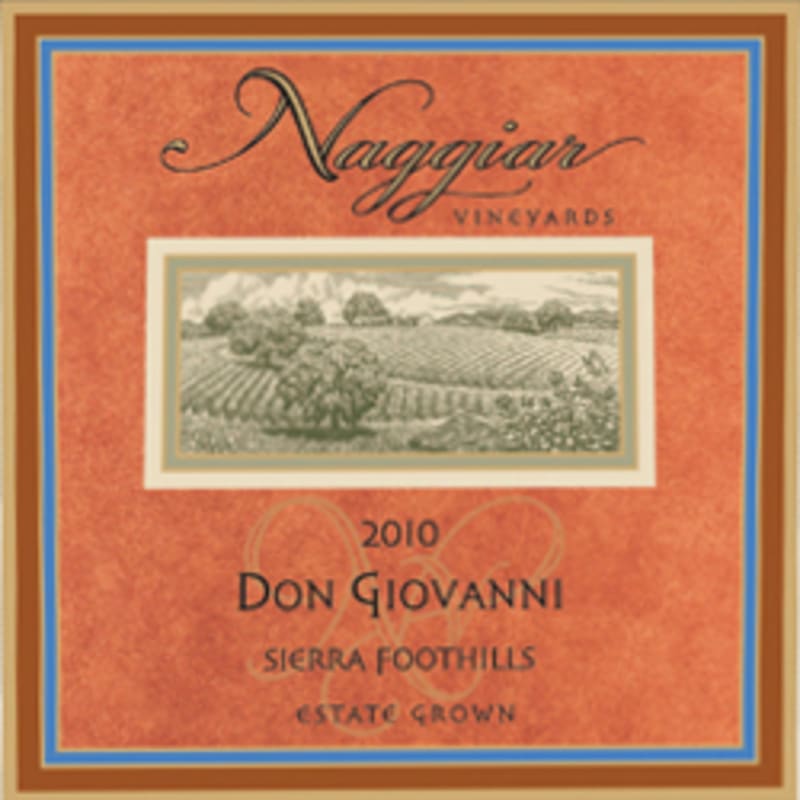 Naggiar Vineyards Don Giovanni 2010 Front Label