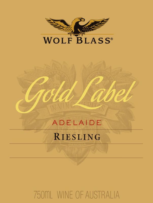 Wolf Blass Gold Label Riesling 2012 Front Label
