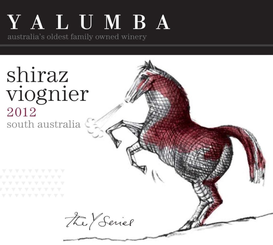 Yalumba Y Series Shiraz-Viognier 2012 Front Label