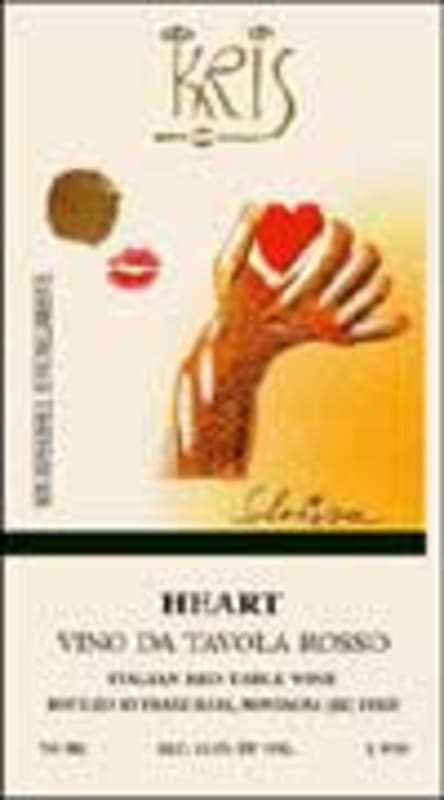 Kris Merlot 1999 Front Label