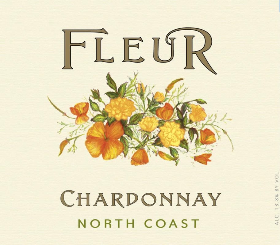 Carneros Wine Company Fleur de Chardonnay 2011 Front Label