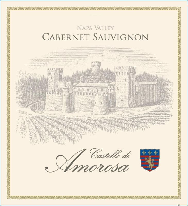 Castello di Amorosa Napa Valley Cabernet Sauvignon 2010 Front Label