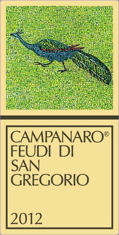 Feudi di San Gregorio Campanaro Bianco 2012 Front Label