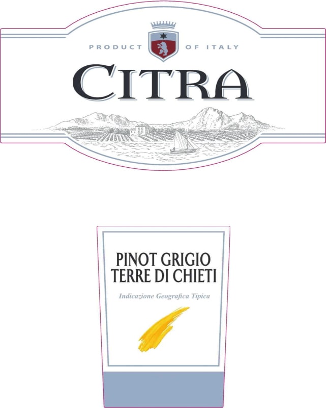 Citra Pinot Grigio 2012 Front Label