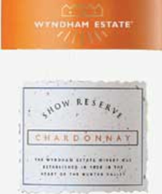 Wyndham Show Reserve Chardonnay 1999 Front Label