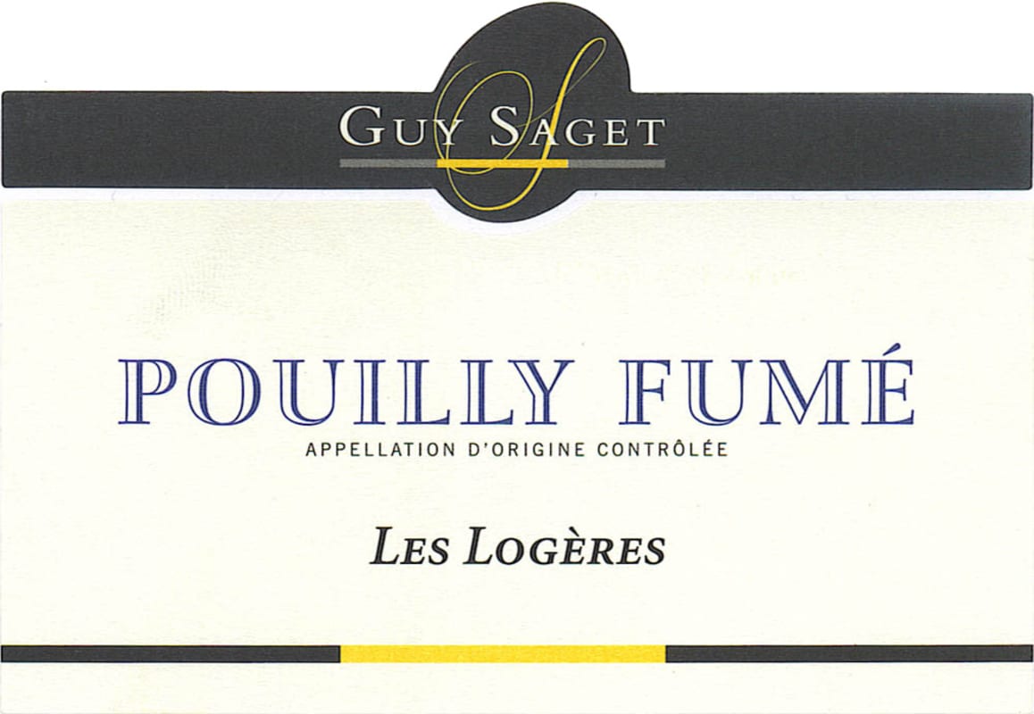 Saget la Perriere Pouilly-Fume Les Logeres 2012 Front Label