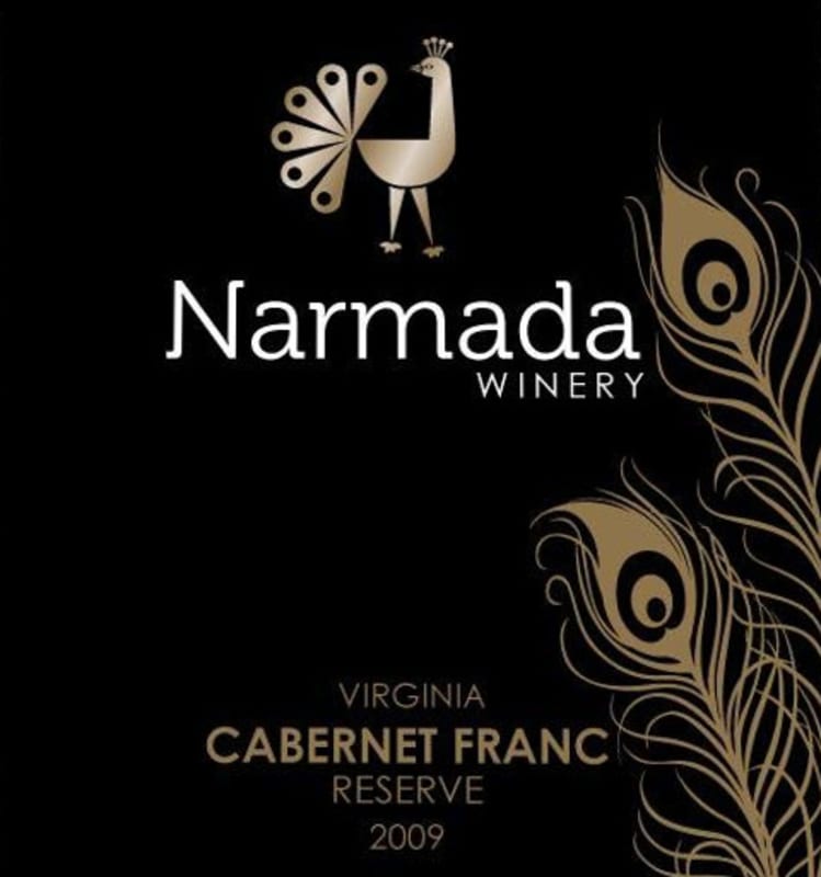 Narmada Winery Reserve Cabernet Franc 2009 Front Label