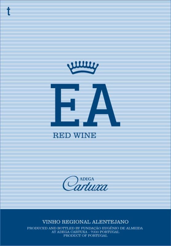Cartuxa EA Red 2012 Front Label