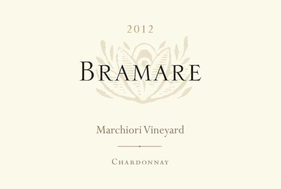 Vina Cobos Marchiori Vineyard Bramare Chardonnay 2012 Front Label