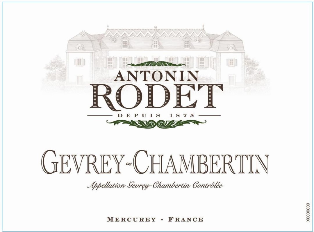 Antonin Rodet Gevrey Chambertin 2012 Front Label