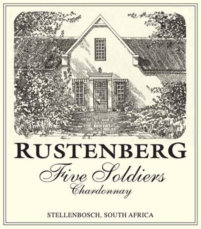 Rustenberg 5 Soldiers Chardonnay 2012 Front Label