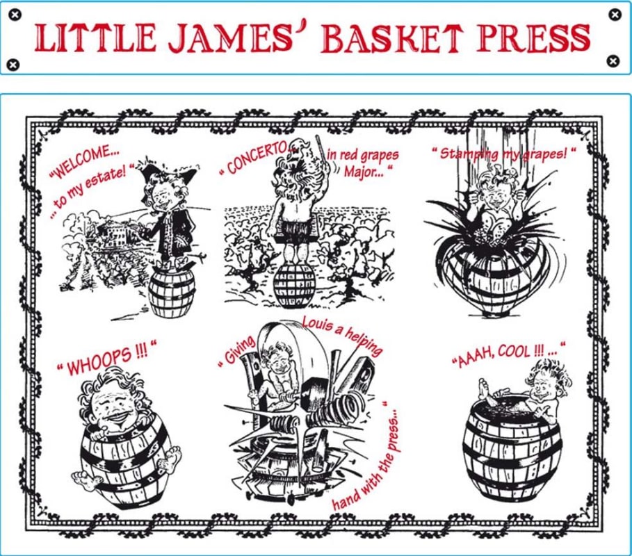 Chateau de Saint Cosme Little James Basket Press 2012 Front Label