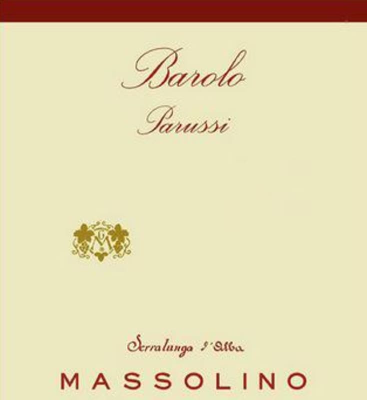 Massolino Barolo Parussi 2012 Front Label