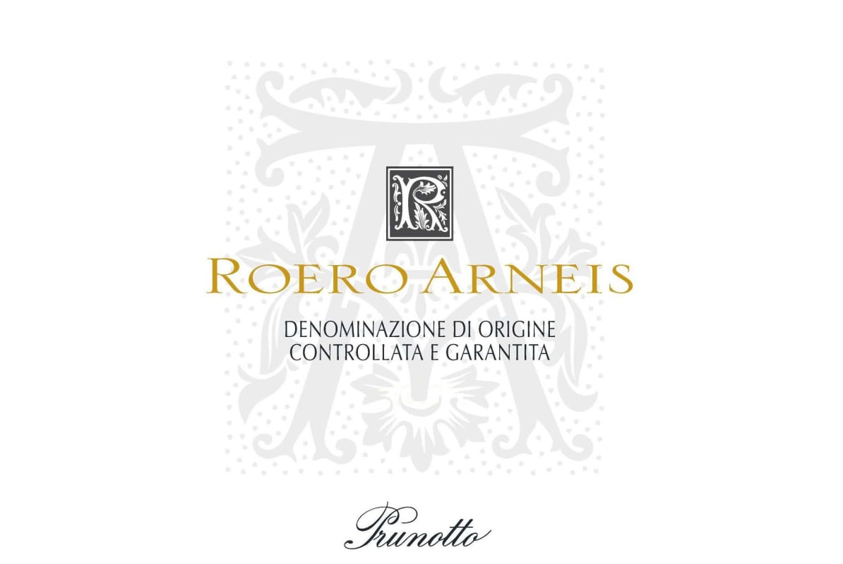 Prunotto Roero Arneis 2012 Front Label