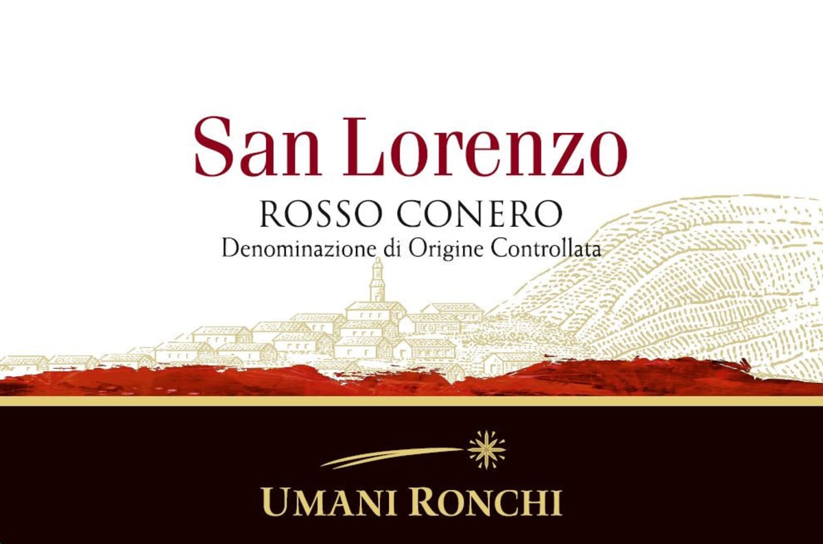 Umani Ronchi San Lorenz Conero Rosso 2012 Front Label
